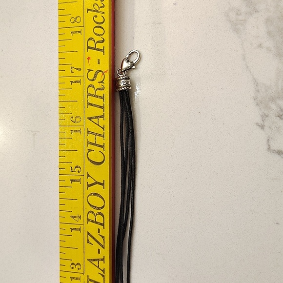 Brighton Heritage Heart Black Corded Pendant Necklace - Picture 6 of 8